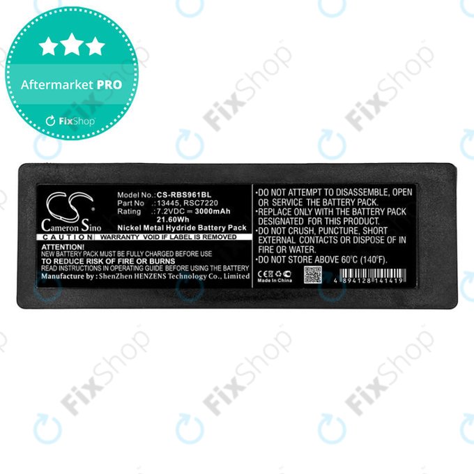 Baterie pentru Scanreco 590, Cifa, Effer, 3000mAh, Ni-MH, 7.2V, RSC7220, HQ