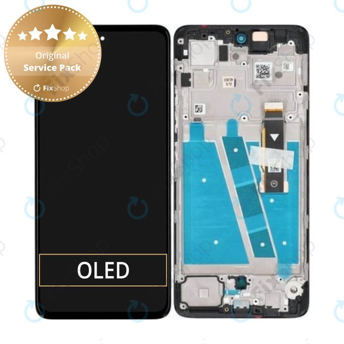 Motorola Moto G72 XT2255 - Ecran LCD + Sticlă Tactilă + Ramă (Meteorite Gray) - 5D68C21701 Genuine Service Pack