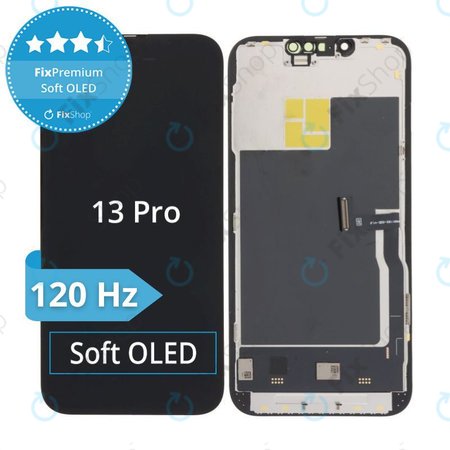 Apple iPhone 13 Pro - Ecran LCD + Sticlă Tactilă + Ramă Soft OLED FixPremium 120Hz