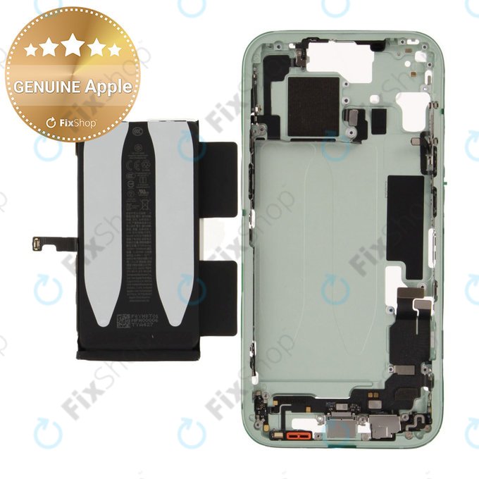 Ramă Mijlocie cu Baterie iPhone 15 | Green | ZD076-00673 | Genuine Apple