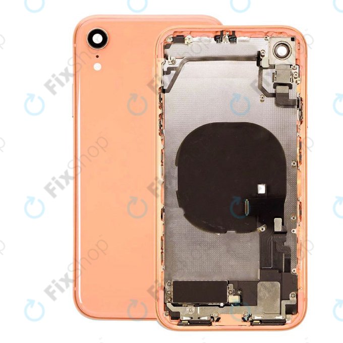 Apple iPhone XR - Carcasă Spate cu Piese Mici (Coral)