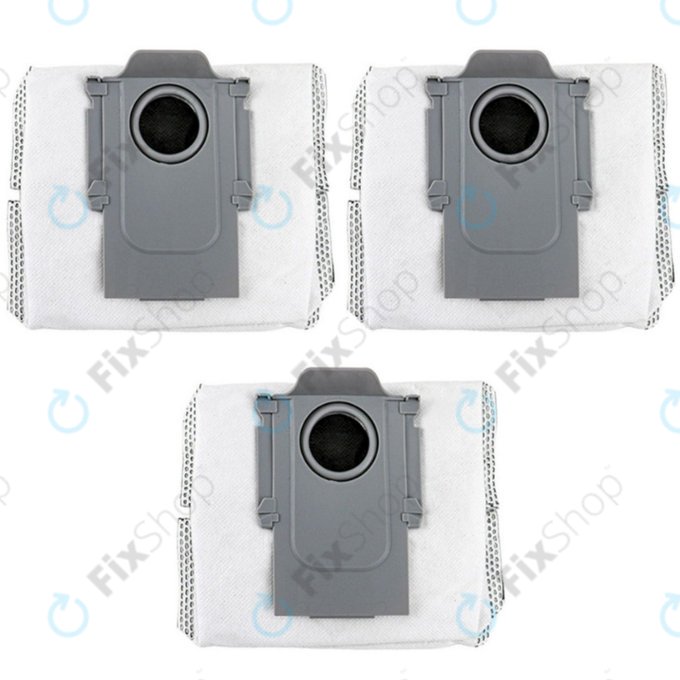 Sac de praf, 3 buc., Carbon activ pentru Xiaomi Roborock Q-series