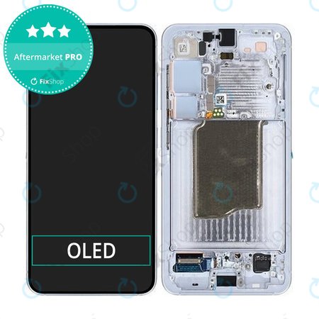 Samsung Galaxy S25 - Ecran LCD + Sticlă Tactilă + Ramă (Icyblue) OLED