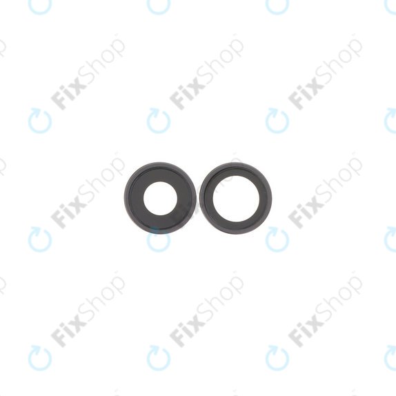 Apple iPhone 17 - Sticlă Cameră Spate cu Ramă (Black) - 2buc