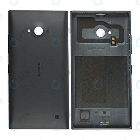 Nokia Lumia 730, 735 - Carcasă Baterie + NFC Antenă (Gray) - 02507Z3 Genuine Service Pack