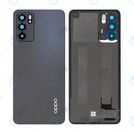 Oppo Reno 6 Pro - Battery Cover (Stellar Black) - 4907797 Genuine Service Pack