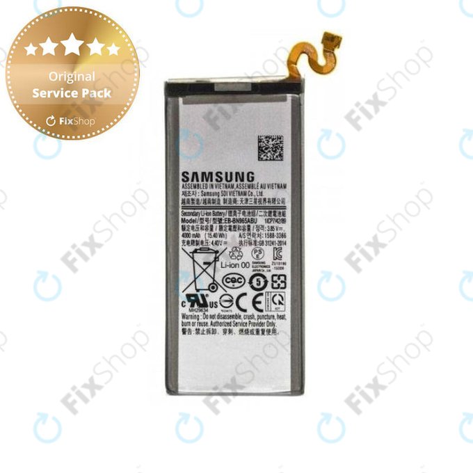 Samsung Galaxy Note 9 - Baterie EB-BN965ABU 4000mAh - GH82-17562A Genuine Service Pack