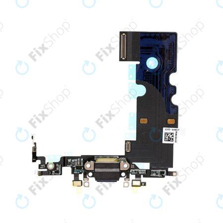 Apple iPhone 8 - Conector de Încărcare + Cablu Flex (Black)