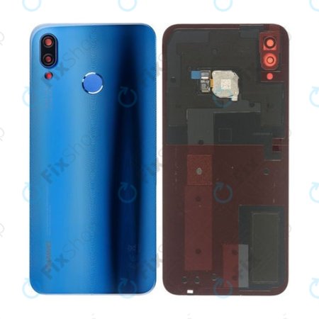 Huawei P20 Lite - Carcasă Baterie + Senzor de Amprentă (Klein Blue) - 02351VTV, 02351VNU Genuine Service Pack