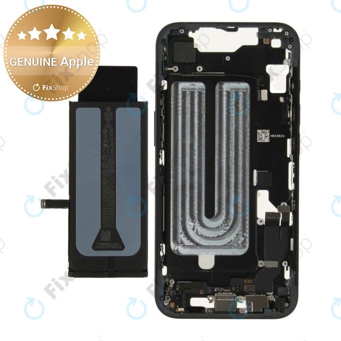 Ramă Mijlocie cu Baterie iPhone 16e | Black | ZD076-00697 | Genuine Apple