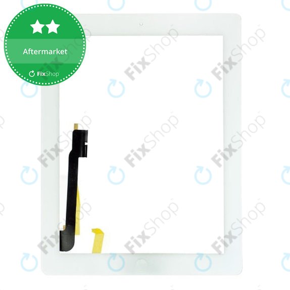 Sticlă Tactilăl cu buton Home pentru iPad 3, iPad 4, White