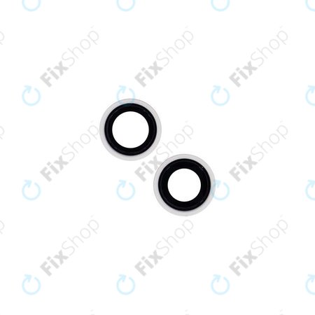 Apple iPhone 14, 14 Plus - Sticlă Cameră Spate cu Ramă (Starlight) - 2buc