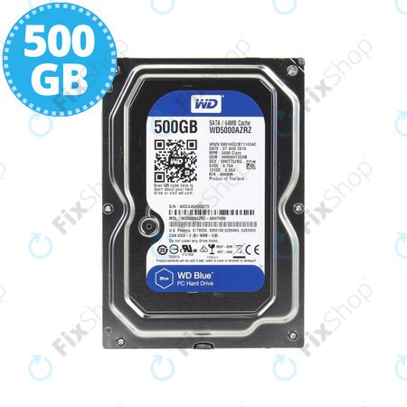 WD WD5000AZRZ HDD 500GB 7200 RPM 64MB SATA 6.0Gb/s 3.5