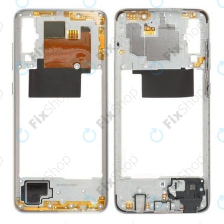 Samsung Galaxy A70 A705F - Ramă Mijlocie (White) - GH97-23258B Genuine Service Pack