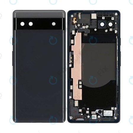 Google Pixel 6a GX7AS GB62Z - Carcasă Spate (Charcoal)