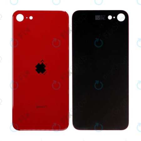 Apple iPhone SE (2nd Gen 2020) - Sticlă Carcasă Spate (Red)