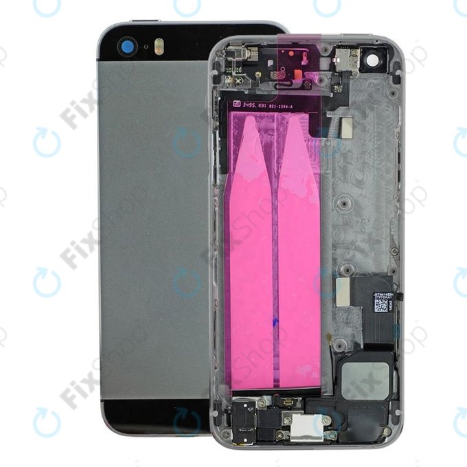 Apple iPhone SE - Carcasă Spate cu Piese Mici (Space Gray)