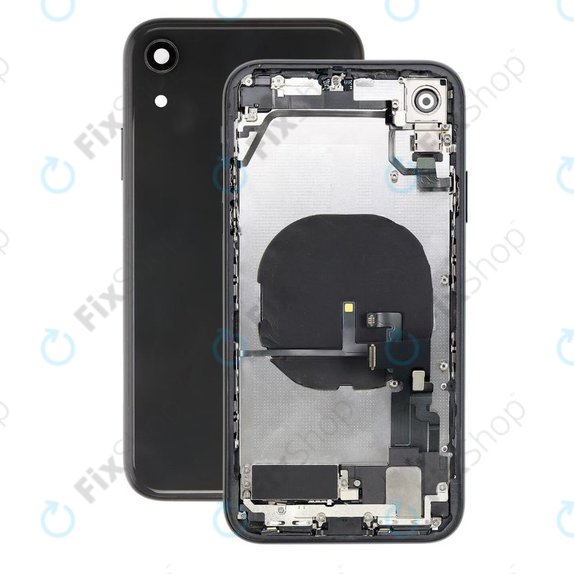 Apple iPhone XR - Carcasă Spate cu Piese Mici (Black)