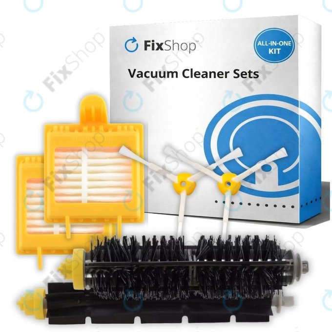 Set de piese de schimb pentru iRobot Roomba 700-series (2 perechi de perii principale, 4x Filter, 4x Perie laterală)