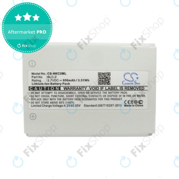 Baterie pentru Nokia 1220, 1221, 3310, 950mAh, Li-Ion, 3.7V, BLC-2, HQ