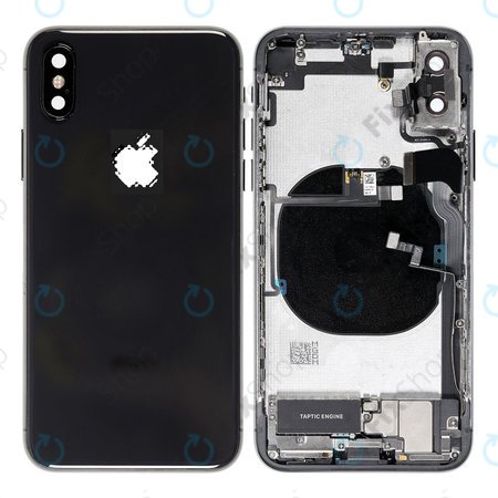Apple iPhone XS - Carcasă Spate cu Piese Mici (Space Gray)