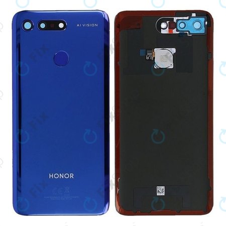 Huawei Honor View 20 - Carcasă Baterie + Senzor de Amprentă (Sapphire Blue) - 02352LNS Genuine Service Pack