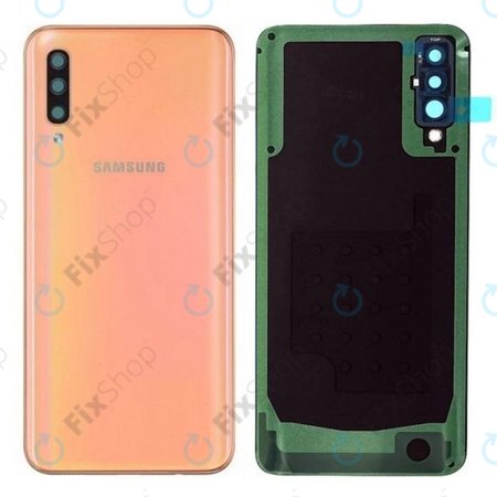 Samsung Galaxy A50 A505F - Carcasă Baterie (Coral) - GH82-19229D Genuine Service Pack