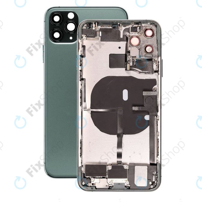Apple iPhone 11 Pro Max - Carcasă Spate cu Piese Mici (Green)