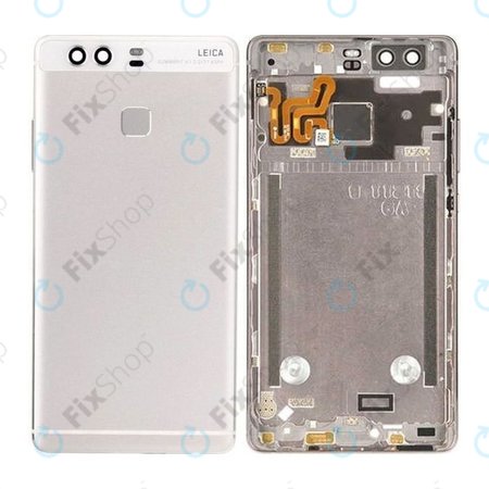Huawei P9 - Carcasă Baterie + Senzor Ampentruntă  (Argintiu) - 02350SQK