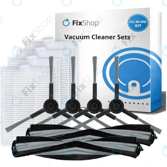 Set de piese de schimb pentru Xiaomi Viomi Alpha 2 PRO, V5 PRO, V5 (2x Perii principale, 4x Filtre, 4x Perii laterale)