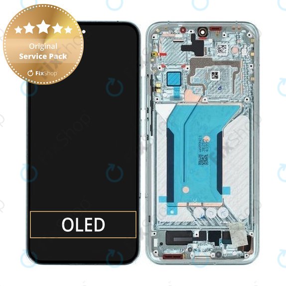 Xiaomi 14 23127PN0CC - Ecran LCD + Sticlă Tactilă + Ramă (Jade Green) - 56000600N300 Genuine Service Pack