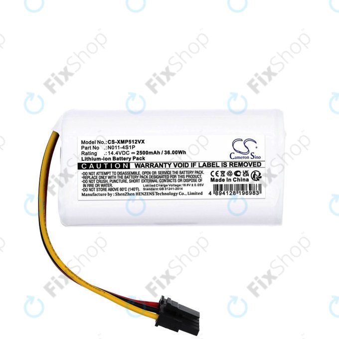 Baterie pentru Xiaomi Mi Robot vacuum Mop 2 Lite, 2500mAh, Li-ion, 14.4V, 260V-4S1P, HQ