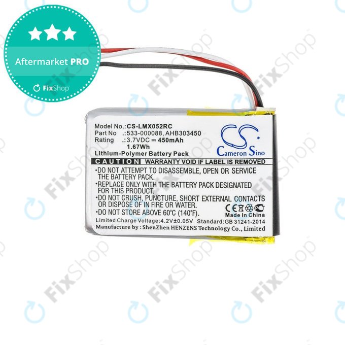 Baterie pentru Logitech MX Master, 450mAh, Li-Pol, 3.7V, AHB303450, HQ