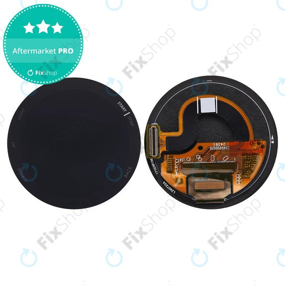 Ecran OLED + sticlă tactilă fără ramă (Black) pentru Garmin Forerunner 165