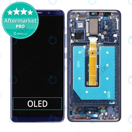 Huawei Mate 10 Pro - Ecran LCD + Sticlă Tactilă + Ramă (Midnight Blue) OLED