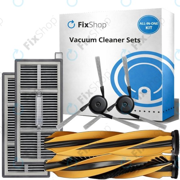 Set de piese de schimb pentru Mova Z60 Ultra Roller (1 pereche de perii principale, 2x Filter, 2x Perie laterală)