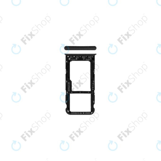 Huawei P Smart FIG-L31 - SIM/Slot SD (Black) - 51661HCM, 51661HCT Genuine Service Pack