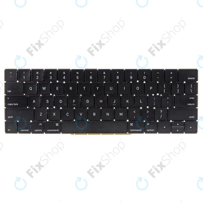 Apple MacBook Pro 13" A1706, 15" A1707 (Late 2016 - Mid 2017) - Tastatură US