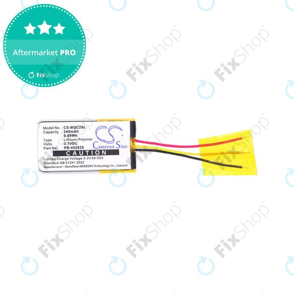 Baterie pentru Bose QC20, 240mAh, Li-Pol, 3.7V, PR-452035, HQ