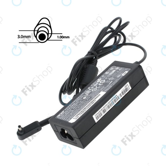 Adaptor de încărcare pentru Acer, 77011168, 45W, 19V, Negru, Genuine Service Pack