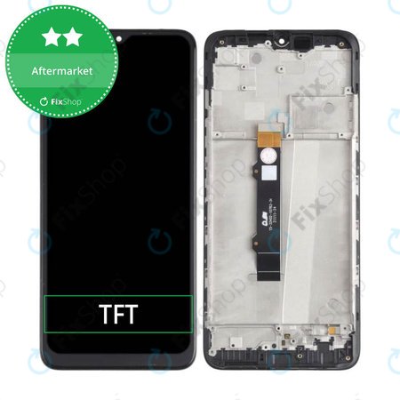 Motorola Moto G50 XT2137 - Ecran LCD + Sticlă Tactilă + Ramă (Steel Gray) TFT