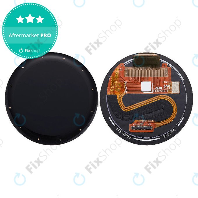 Ecran OLED + sticlă tactilă fără ramă (Black) pentru Garmin Venu 3S 41mm