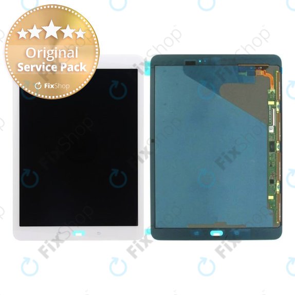 Samsung Galaxy Tab S2 9.7 T819, T813 - Ecran LCD + Sticlă Tactilă (White) - GH97-18911B Genuine Service Pack