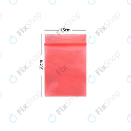 Pungi Antistatice ESD (Red) - 15x20cm 100buc