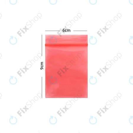 Pungi Antistatice ESD (Red) - 6x9cm 100buc