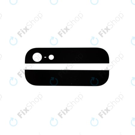 Apple iPhone 5 - Zadné Sklenené Bare (Black)