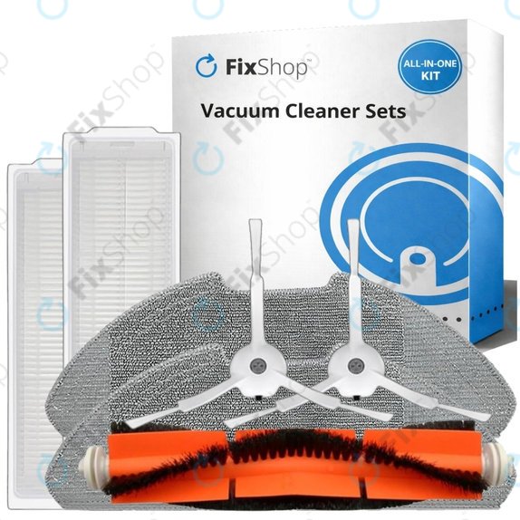 Set de piese de schimb pentru Xiaomi Mi Robot Vacuum Mop 2 Pro, 2 Lite (1x Perie principală, 2x Filter, 2x Perie laterală, 2x Mop)