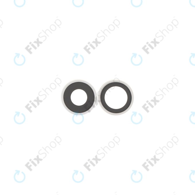 Apple iPhone 17 - Sticlă Cameră Spate cu Ramă (White) - 2buc