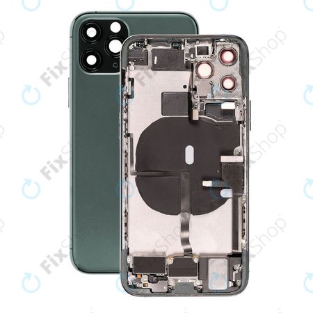 Apple iPhone 11 Pro - Carcasă Spate cu Piese Mici (Green)