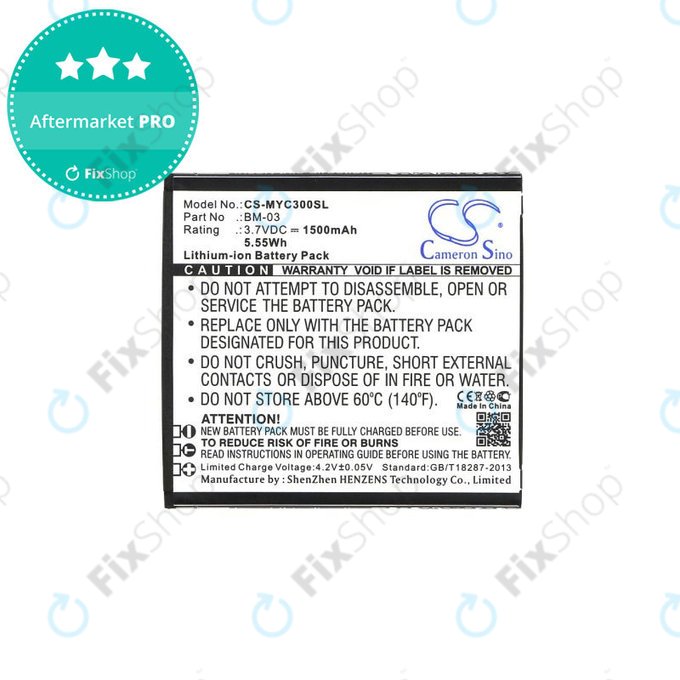 Baterie pentru MyPhone Funky, 1500mAh, Li-Ion, 3.7V, BM-03, HQ